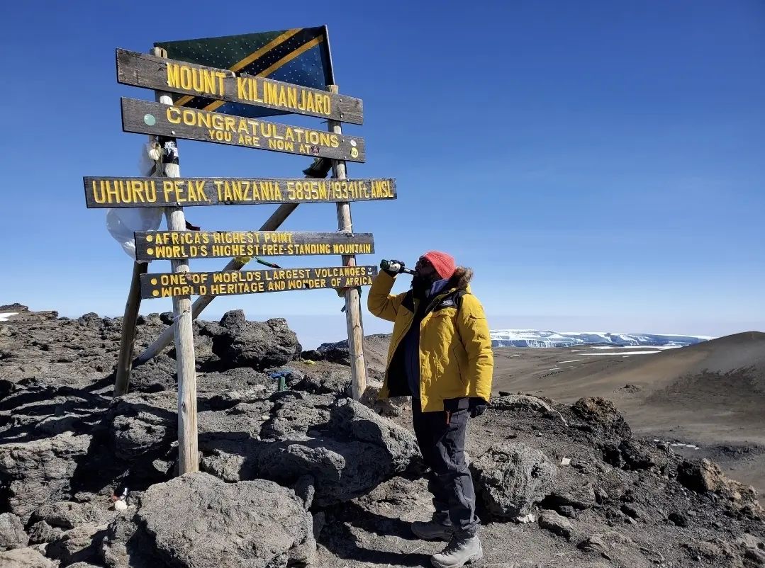 Gerry on Kilimanjaro